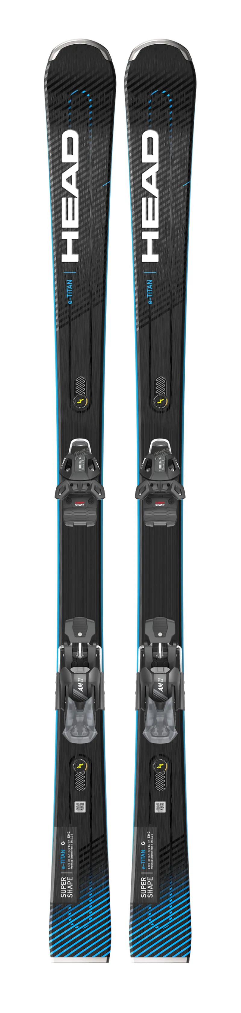 2022 Head Supershape E Titan Skis with PRD 12 Grip Walk Bindings